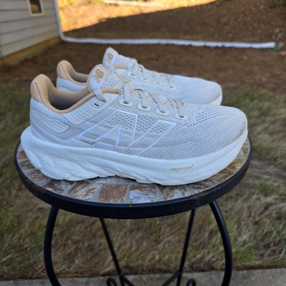 New Balance Fresh Foam X 1080v13 W108013A Beige Running Shoes Womens Size 6.5
